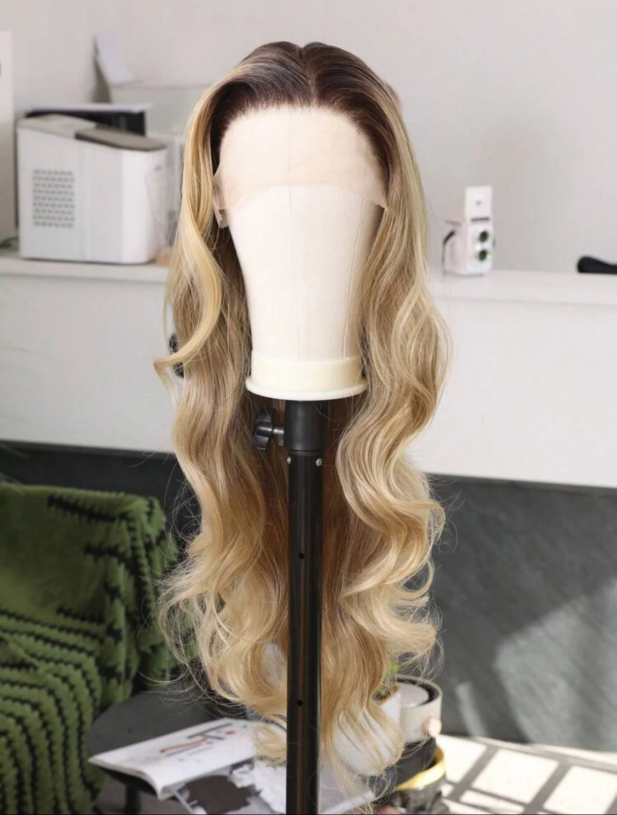 Beyonce Bombshell Wig (Human Blend)