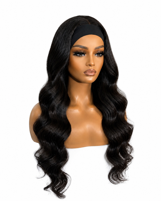 Heat resistant headband wave