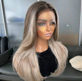 Blonde Ombre Lace Front Wig (Human Blend)