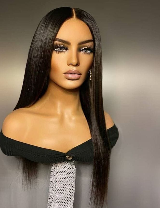 "16" Brazilian Hair Full Frontal Wig.